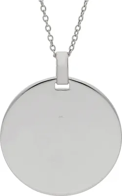 Produktbild von Kettenanhänger Silber 925 Gravurplatte JL10-02-2759 JuwelmaLux