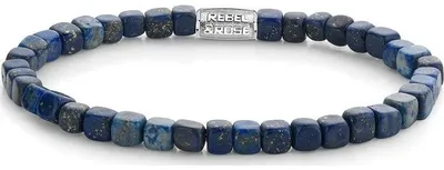 Imagen del producto de Pulsera uni de acero inoxidable con lapislázuli