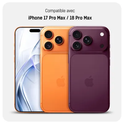 Image de H Hardy Coque pour iPhone 18 Pro Max/17 Pro Max, Protection MagSafe anti-rayures, Noire