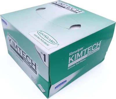 A box of Kimtech Science Kimwipes is shown against a white background.