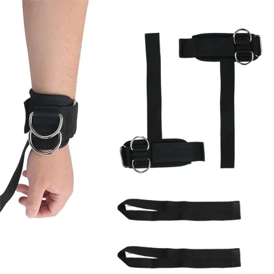 Produktbild von Trainingsgurte für Krafttraining mit D-Ring + Gewichthebergurte, 2 Paar.