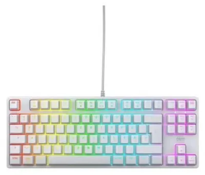 Produktbild von Cherry K4V2 TKL - Kabelgebunden - USB - Mechanischer Switch - AZERTY - RGB-LED - Weiß