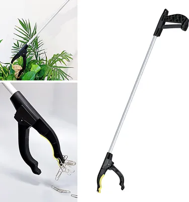 Produktbild von Greifarm mit Magnet 75cm Greifzange Greifer Greifhilfe Aluminium Werkzeug