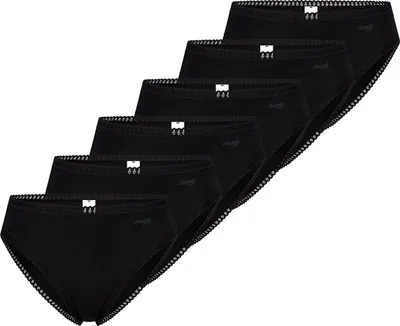 Produktbild von sloggi 6er Pack GO Crush Slip Komfortabel und atmungsaktiv, Zierborte an den Säumen, Im praktischen Mehrfachpack