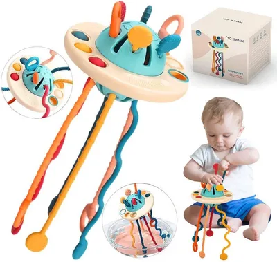 Produktbild von Montessori Baby Spielzeug UFO Sensorik Beißspielzeug 6–18 Monate