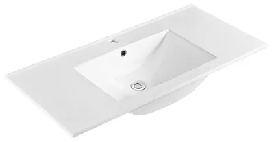 Zdjęcie produktu dla Umywalka ceramiczna SLIM, meblowa, 101x46,5cm, biała