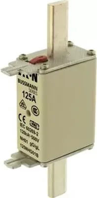 Produktbild von Eaton 125NHG01B NH-Sicherung mit mechanischer Sicherungsanzeige Sicherungsgröße = 1 125 A 500 V 3 St
