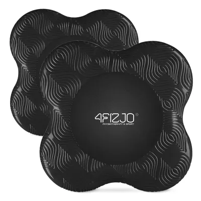 Obrázek produktu pro 4FIZJO Podložky pod kolena na jógu 2 kusy, černé