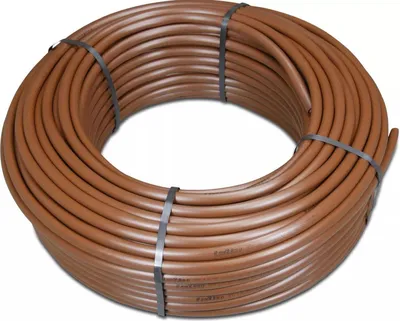 Produktbild von Rain Bird Tropfschlauch PE 6 mm x 1,0 mm 3ltr/h 30cm Braun 30m Typ Inline micro