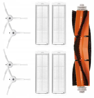 Image de Accessoires pour aspirateur - 9 pièces - compatibles avec le Xiaomi Mi Robot Vacuum Mop 2 PRO - Brosse principale