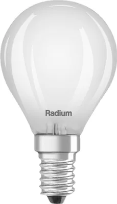 Produktbild von Radium LED Filament P45 Tropfen 4W = 40W E14 matt 470lm Neutralweiß 4000K