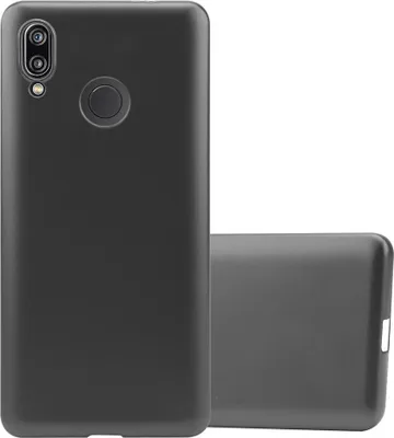 Produktbild von Cadorabo Schutzhülle für Huawei P20 LITE 2018 / NOVA 3E Hülle in Grau Handyhülle TPU Silikon Etui Cover Case