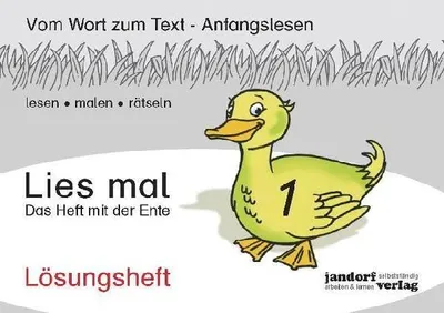 Produktbild von Lies mal 1 - Das Heft mit der Ente. Lösungsheft