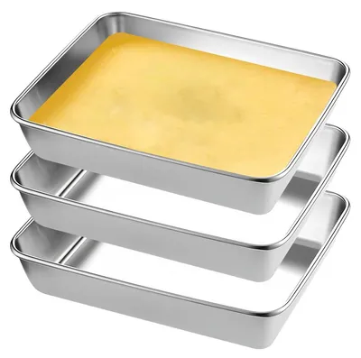 Produktbild von Panierset, 3-teilig, Panierstation 25,5 x 19,5 x 5 cm, Panierblech
