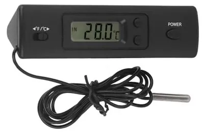 Digitales LCD-Thermometer mit Kabel und Sonde