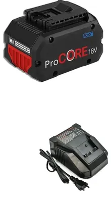Produktbild von Ersatzbatterie, 10,0Ah Kapazität, kompatibel mit 18V kabellosen Werkzeugen, 10.0Ah1 Ladegerät1