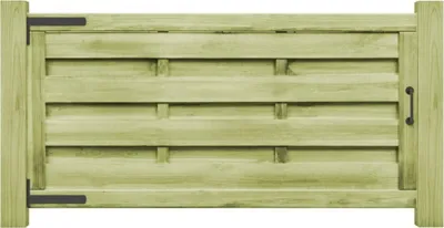 Produktbild von vidaXL Gartentore 2 Stk. Imprägniertes Kiefernholz 150x75 cm Grün