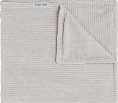 Produktbild von Baby's Only Kinderdecke Sense - Kieselgrau - 100x135 cm