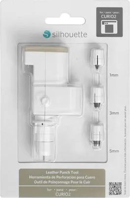 Produktbild von Silhouette Leather Punch Tool - Set inkl. 3 Aufsätzen