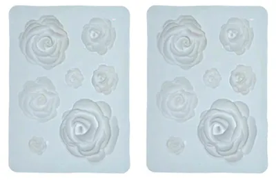 Produktbild von Rosen-Silikonform, Kuchenform, Schokoladenform, Hochzeitstorten-Dekorationswerkzeuge, Süßigkeiten-Kuchenform