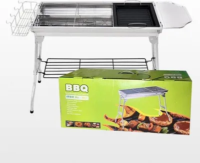 Produktbild von Kompakt Grill Hölzskohl Stahl für Camping und Garten