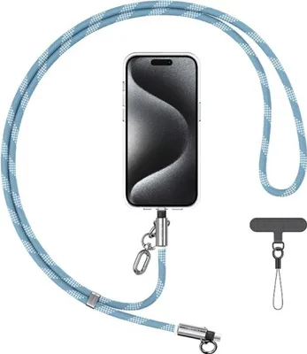 Immagine prodotto di Smycz Do Telefonu Z Kablem Do Ładowania  Usams Sj746 30W Usb-C Do Lightning 1.2M Niebieski