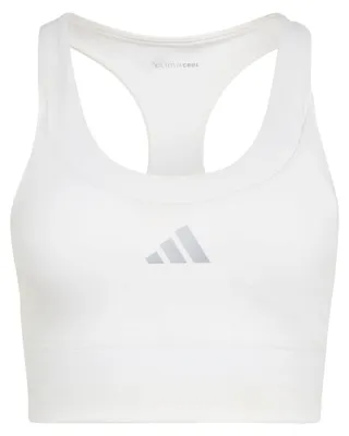 Productafbeelding van adidas dames sportbeha Adi365 Running Pocket, medium ondersteuning, wit, maat XL