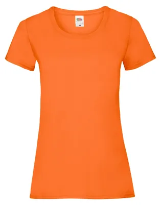 Produktbild von Fruit of the Loom - "Valueweight" T-Shirt für Damen FK3173 (S) (Orange)