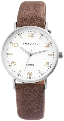 Zdjęcie produktu dla Zegarek męski, imitacja skóry , model EX0354, szkło mineralne