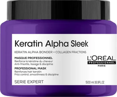 Produktbild von L’Oréal Professionnel Keratin Alpha Sleek Mask 500ml