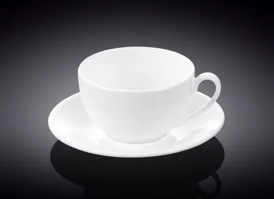 Zdjęcie produktu dla Wilmax zestaw filiżanek i spodków do herbaty 6-częściowy porcelana 250 ml WL-993000/6C