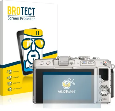 Produktbild von BROTECT Schutzglas für Olympus PEN Lite E-PL5 Schutzfolie Panzer Folie Glas Display Schutz klar