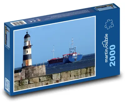 Obrázok produktu pre Puzzle 2000 Maják a Loď na Mori - martinpuzzle