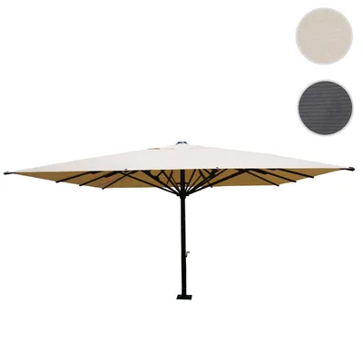 Produktbild von Gastronomie-Luxus-Sonnenschirm HWC-D20, XXL-Schirm Marktschirm, 5x5m (Ø7,2m) Polyester/Alu 90kg creme
