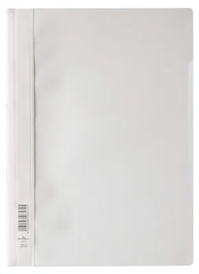 Zdjęcie produktu dla DURABLE Skoroszyt z przezroczyst? ok?adk? A4 opakowanie 50 sztuk, Bia?y, 257302, 50 szt.