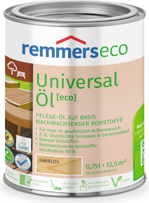 Produktbild von Remmers Universal-Öl [eco] farblos 0,75 l, Holzpflegeöl
