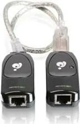 Obrázok produktu pre iogear USB Ethernet Extender, Plast, 135 g, 60 m, 120,6 mm, 152 mm, 3,3 x 2,3 x 4,9 mm