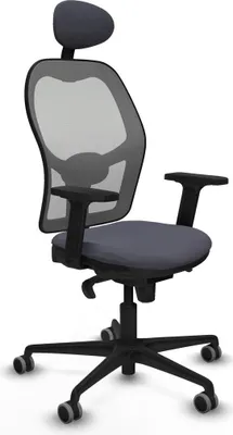 Image de Chaise de bureau avec appuie-tête Piqueras y Crespo 2D036G1 Gris foncé