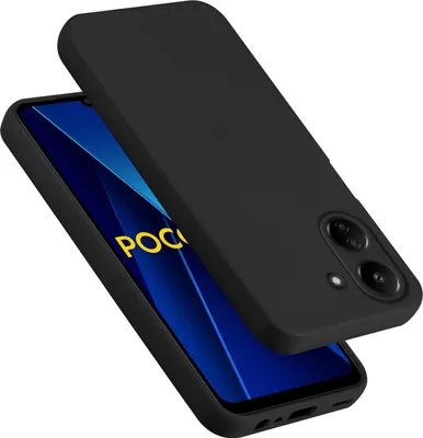Produktbild von Cadorabo Hülle für Xiaomi Poco C65 Hülle Silikon Handyhülle Case aus flüssigem Silikon, Kratzfeste und stoßfeste Schutzhülle für Xiaomi Poco C65