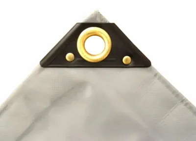 Produktbild von PVC-Abdeckplane 650 g/m² 3 x 5 m (15 m²) Grau – wasserdichte Gewebeplane in Industriequalität mit Messingösen, UV-stabil und reißfest