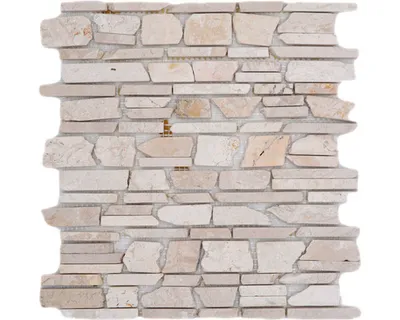Produktbild von Bruchmosaik Uni Biancone 30,5 x 30,5 cm