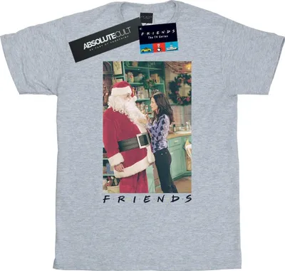 Produktbild von Friends - "Chandler Claus" T-Shirt für Damen BI23599 (L) (Grau)