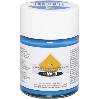 Produktbild von WACO 219004645 Acrylmattfarbe FIN blau