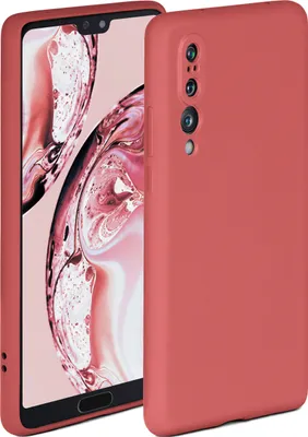 Produktbild von Soft-Case für Huawei P20 Pro, Farbe:Sonnenuntergangsrot