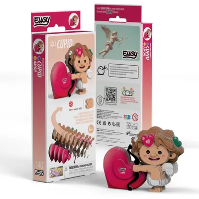 Image de Puzzle 3D Eugy Cupido - Jeu de bricolage créatif en carton