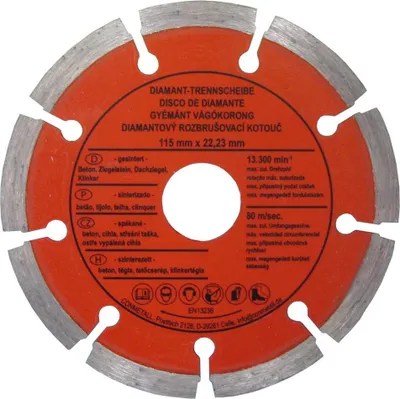 Produktbild von Werkzeyt Trennscheibe 115 x 22,23 mm Diamant für Beton segmentiert