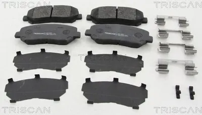 Produktbild von TRISCAN 8110 50033 Bremsbeläge Satz Vorne Bremsklötze für MAZDA CX-5 (KE, GH) CX-5 (KF) CX-5 Van (KE)