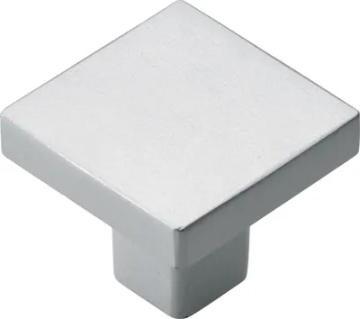 Produktbild von Hettich Möbelknopf Zinkdruckguss silber 30,0 x 30,0 mm - 1 Stück