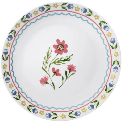 Image de Assiette plate en porcelaine Boho Floral