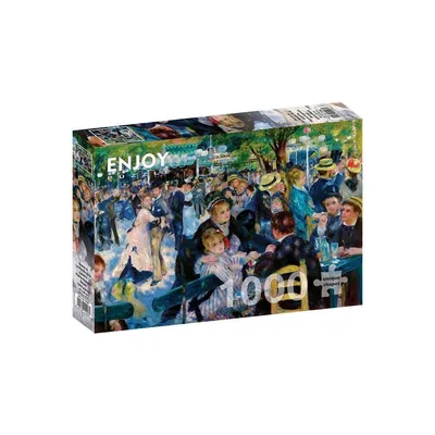 Zdjęcie produktu dla Puzzle 1000 elementów Enjoy – Auguste Renoir: Taniec w „Le Moulin de la Galette”